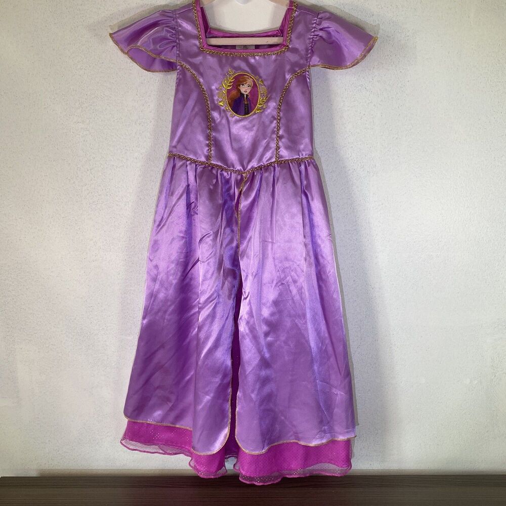 Disney Frozen's Anna Dress Costume Size Small 5/6